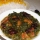 Spinach-plum stew (khoresh aaloo-esfenaaj)